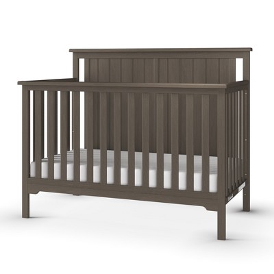Dapper Gray Pine Wood Nursery Dresser with Changing Table Topper
