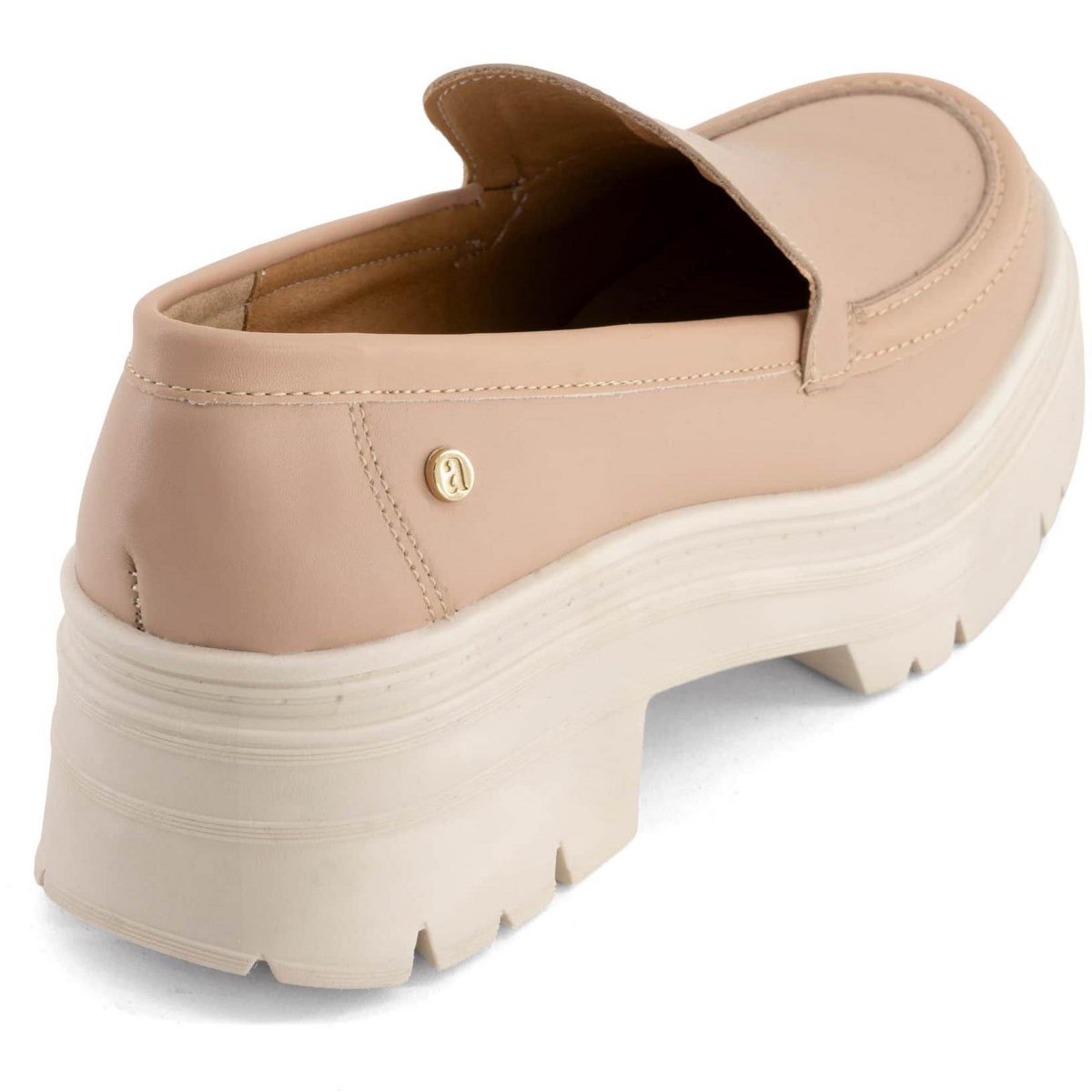 Женские туфли Andrea Women's Leather Loafers 95873-3910481 Pink 7 — фото 2