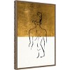 Amanti Art Ode to the Female Form by Fun Qui Canvas Wall Art Print Framed 16 x 23-in. - 2 of 4