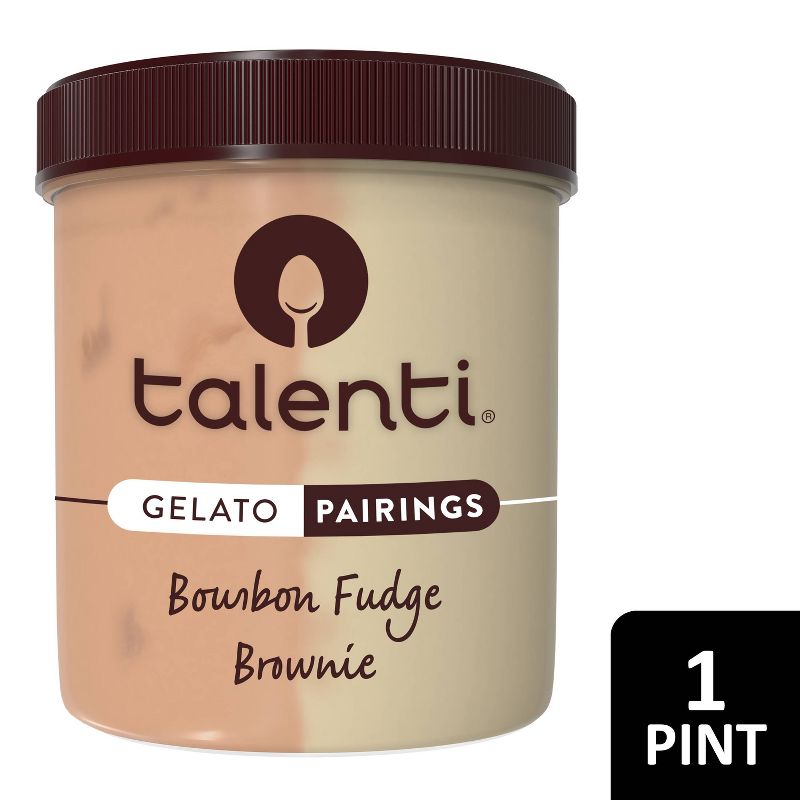 Talenti Bourbon Fudge Brownie Gelato - 16oz, 1 of 7