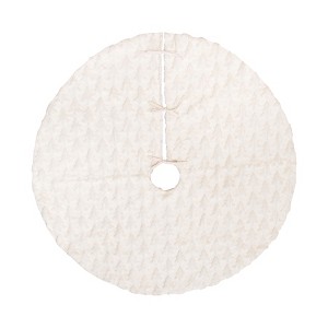 C&F Home Frosted Tree Tree Skirt - 1 of 3