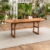 NicBex Outdoor Dining Table Modern Patio Slat-Top Acacia Wood Butterfly Table for Garden,Backyard - 4 of 4