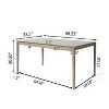 Christopher Knight Home Waylon 7 Pieces Wood and Metal Dining Set - 4 of 4