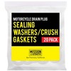 Mission Automotive 20-Pack of Motorcycle Drain Plug Sealing Washers - Crush Gaskets - Compatible with DPWM14.223-10 - 4 of 4
