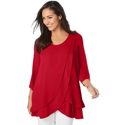 Jessica London Double Layer Tunic