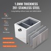 VEVOR Commercial Grease Trap, 8 LBS Grease Interceptor, Side Inlet Interceptor,Stainless Steel Grease Trap, 2.8 GPM Waste Water Oil-water Separator - 4 of 4