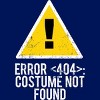 Junior's Design By Humans Halloween Error 404 Costume Not Found Apparel By COVI T-Shirt - 2 of 3