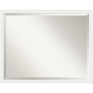 Amanti Art Bethany Beveled Wood Framed Bathroom Vanity Wall Mirror - 1 of 4