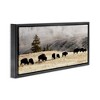 Stupell Industries Grazing Bison Foggy Countryside, 25" x 11" - 3 of 4