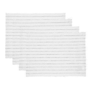 Solino Home Striped Linen Placemats | Pinstripe - 1 of 4