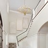BAOURE Large Black Wagon Wheel Chandeliers 39 Inch, 24 Light Modern Farmhouse Chandelier, Rustic Round Candle chandelier for Dining Room Living Room - 4 of 4