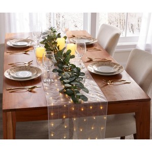 BrylaneHome Pre-Lit Eucalyptus Garland - 1 of 1