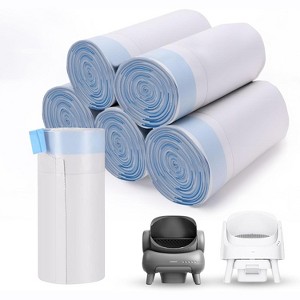 Replacement Liners for Open-Top Litter Boxes, Extra Thick Unscented Bags Holds - 1 of 4