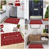 Christmas Welcome Mat Door Mat with Merry Christmas Print, Non-Slip Holiday Door Mat - 2 of 4