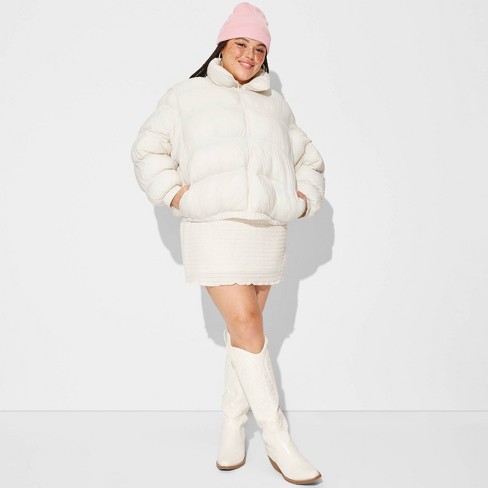 Off white puffer best sale