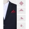 INSPIRE CHIC Men's Floral Embroidered Pocket Squares - 3 of 4