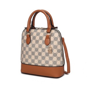 MKF Collection Marjorie Women’s Circular Print Satchel Bag by Mia K - 1 of 4
