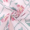 INSPIRE CHIC Women's Floral Printed Cotton Blended Small Square Neck Scarves 1Pc - 4 of 4