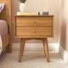 Galano Abby Retro 2 Drawer Nightstand (Set of 2) - 3 of 4