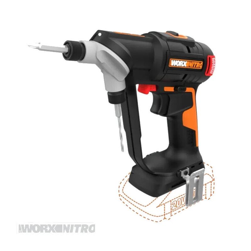 Worx Nitro WX177L.9 20V Brushless Switchdriver 2.0 2-in-1 Cordless Drill & Driver (Tool Only), 1 of 14