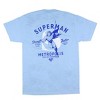 Seven Times Six DC Comics Superman T-Shirt Men's City of Tomorrow Retro Style Graphic Tee Blue - 4 of 4