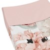 Sweet Jojo Designs Girl Changing Pad Cover Peony Floral Garden Pink and Ivory - 3 of 4