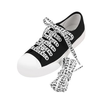 INSPIRE CHIC NICE Flat Fat Shoelaces for Sneakers Hiking Shoes 0.35" 2 Pairs - 1 of 4