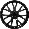 OE Wheels LLC DG15-20090-5115-18B Gloss Black Wheel Painted (20 x 9. inches /5 x 115 mm, 18 mm Offset) - 2 of 3