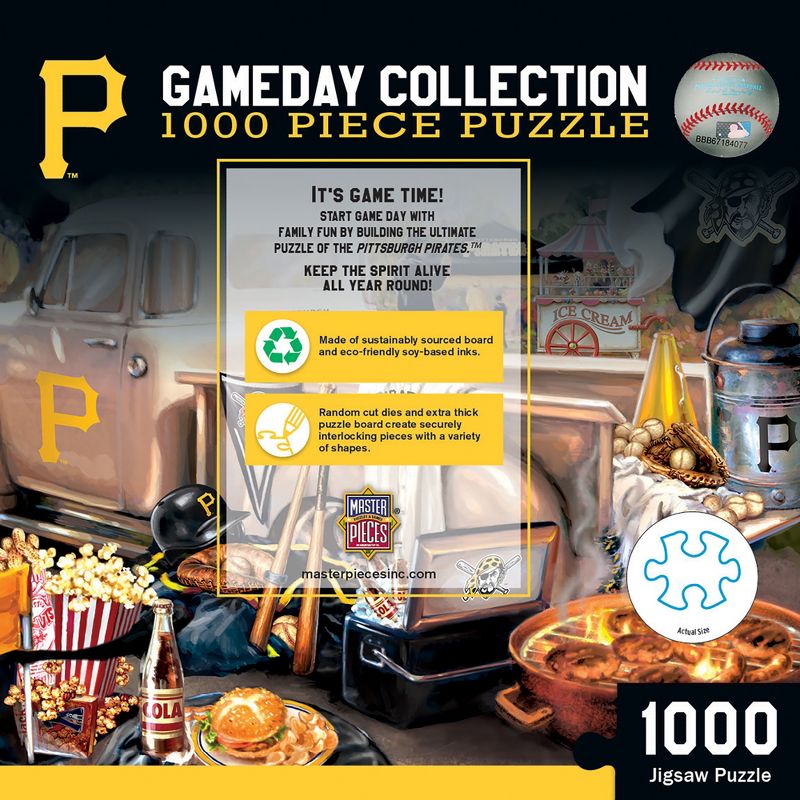 MasterPieces Pittsburgh Pirates - Gameday 1000 Piece Jigsaw Puzzle, 4 of 8