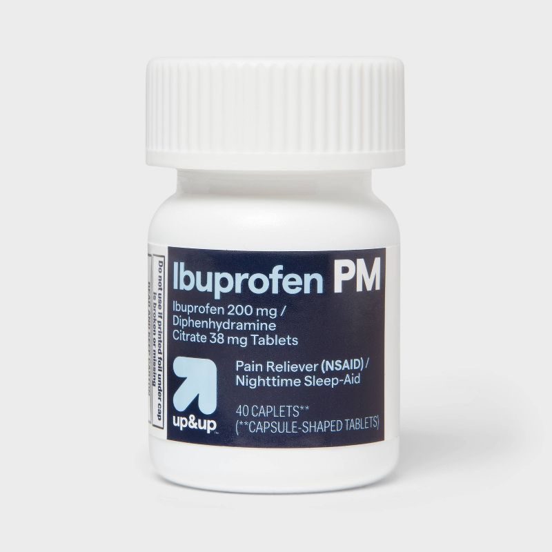 Ibuprofen (NSAID) PM Extra Strength Pain Reliever/Nighttime Sleep-Aid Caplets - up & up™, 5 of 8