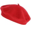 CTM Women's Wool Sustainable Anti-Pill Beret - 4 of 4