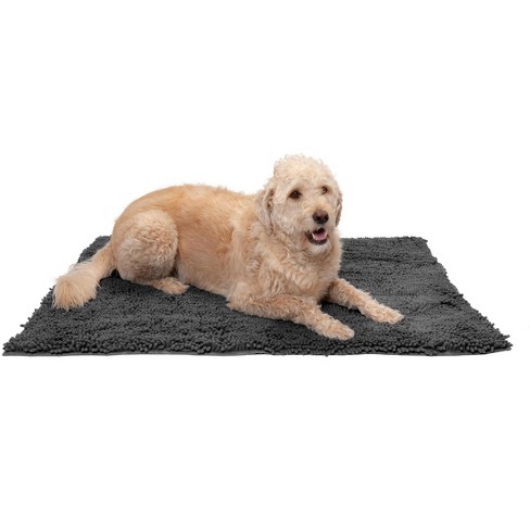 Furhaven Muddy Paws Towel & Shammy Rug - Extra Large, Charcoal Gray : Target