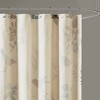 PAGED 72x72 Inch Shower Curtain Modern Cotton Shower Curtain with Large Floral Print for Bathroom, Machine Washable - 2 of 4