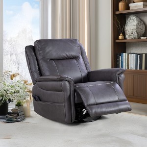 Power Swivel Rocker Recliner Chair with OKIN Motor, 240¡ã Swivel, Heat & Massage, Remote Control, Footrest, Infinite Position, 330 lbs Capacity - 1 of 4
