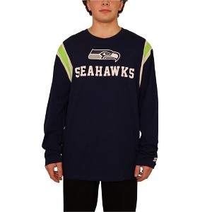 STARTER Mens Seattle Seahawks Graphic T-Shirt - 1 of 4