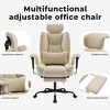 Ergonomic Executive Office Chair with Reclining Back Adjustable Headrest and Footrest for All-Day Comfort -3irtyhousy - 2 of 4