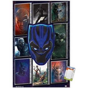 Trends International Marvel Cinematic Universe - Black Panther - Collage Unframed Wall Poster Prints - 1 of 4