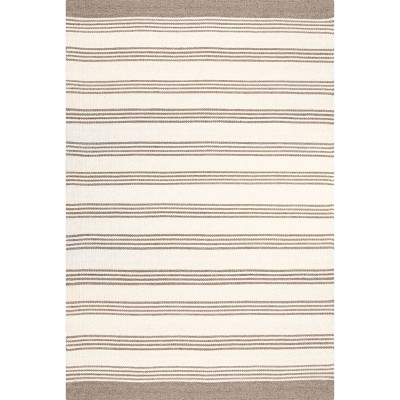 Nuloom Sage Striped Wool-Blend Area Rug