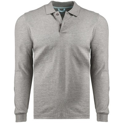 Marquis Men's Long Sleeve Slim Fit Polo Jersey
