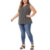 Agnes Orinda Women's Plus Size Spring Outfits Casual Floral Sleeveless Tank Tops - 2 of 4