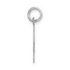 Black Bow Jewelry 14k White Gold, Madison Collection, Medium Script Initial Pendant A-W - 2 of 4