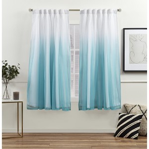 EXCLUSIVE HOME Crescendo Lined Room Darkening Blackout Hidden Tab Top Curtain Panel Pair - 1 of 4