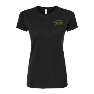 Women's - Star Wars - Empire Strikes Back Crawl Fitted Graphic T-Shirt - 1 of 3