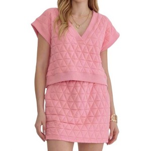 Women's Traci Textured Skirt - entro - 1 of 4