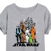 Women's - Star Wars - Luke, Leia, Yoda Group Oversized Graphic T-Shirt - 2 of 4
