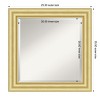 Amanti Art Sophia Beveled Framed Bathroom Vanity Wall Mirror - 3 of 4