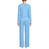 Lands' End Women's Knit Pajama Set Long Sleeve T-Shirt and Pants - 2 of 3