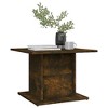 Coffee table 55.5x55.5x40 cm chipboard smoked oak - 4 of 4