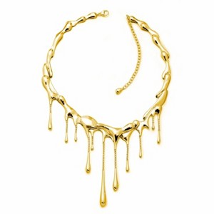 Lucy Quartermaine - Multi Drop Necklace in Gold Vermeil - 1 of 4
