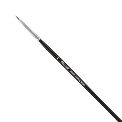 Creative Mark Rhapsody Kolinsky Sable Brushes for Professional Watercolorists - Round  Excellent Spring, Full Belly, Split-Proof Points, Chrome